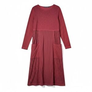 Gudrun Sjoden Micromodal Long Sleeve Midi Dress size S
